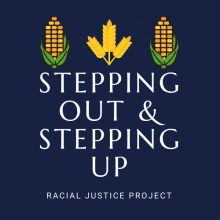 Stepping Out & Stepping Up Racial Justice Project logo